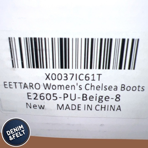 EETTARO Women's Low Heel Round Toe Elastic Ankle Chelsea/Moto Chunky Boots | NEW - Picture 13 of 13